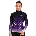 Trainingsjacke Violett mit Farbverlauf