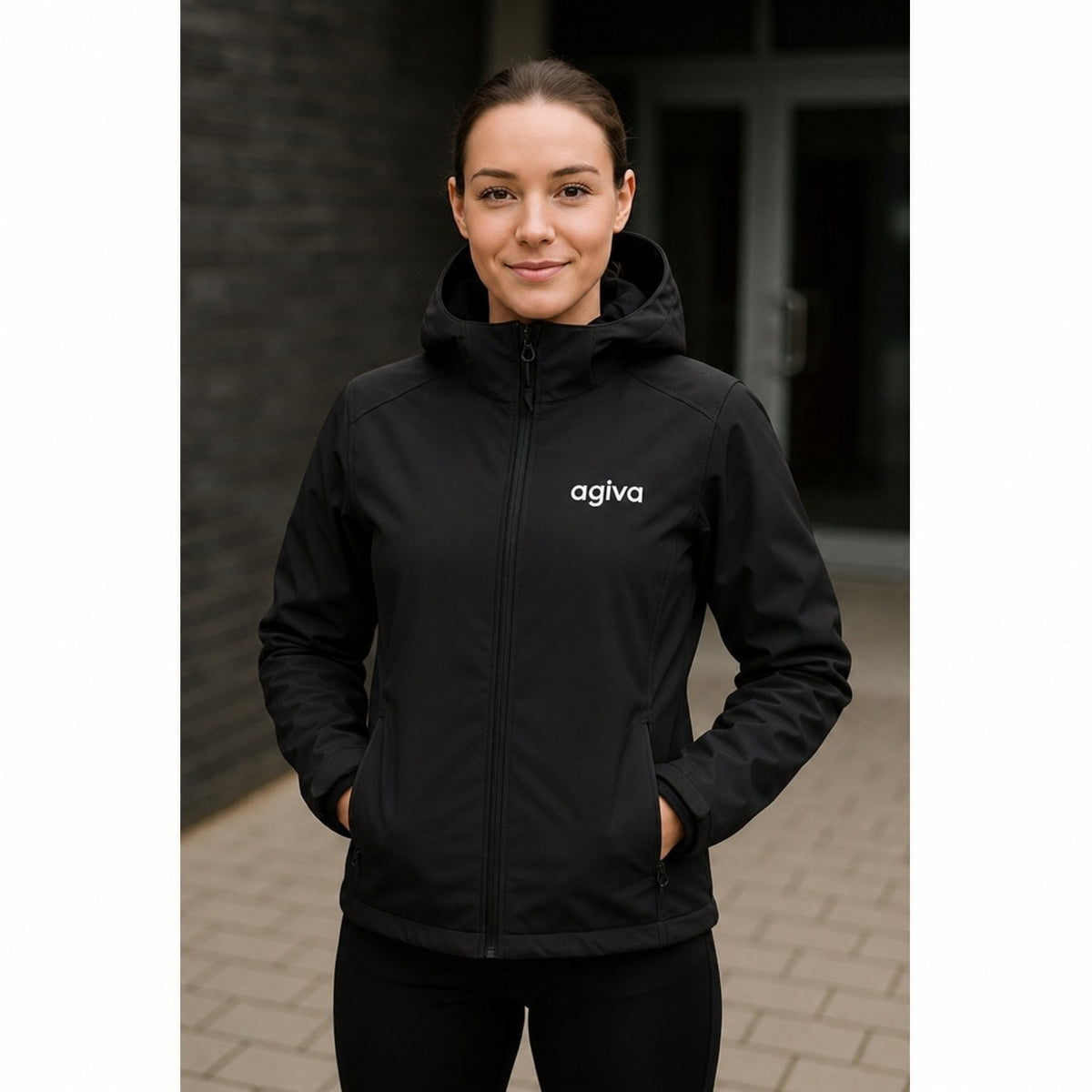 Trainingsjacke Schwarz