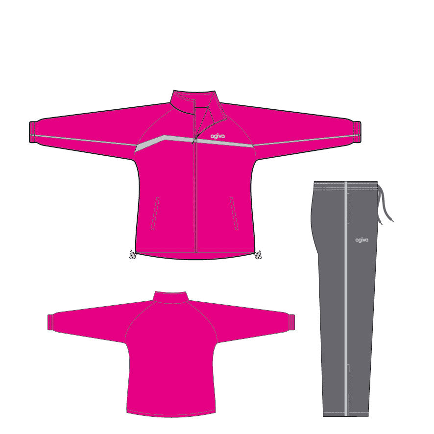 Trainingsanzug für Herren Magenta
