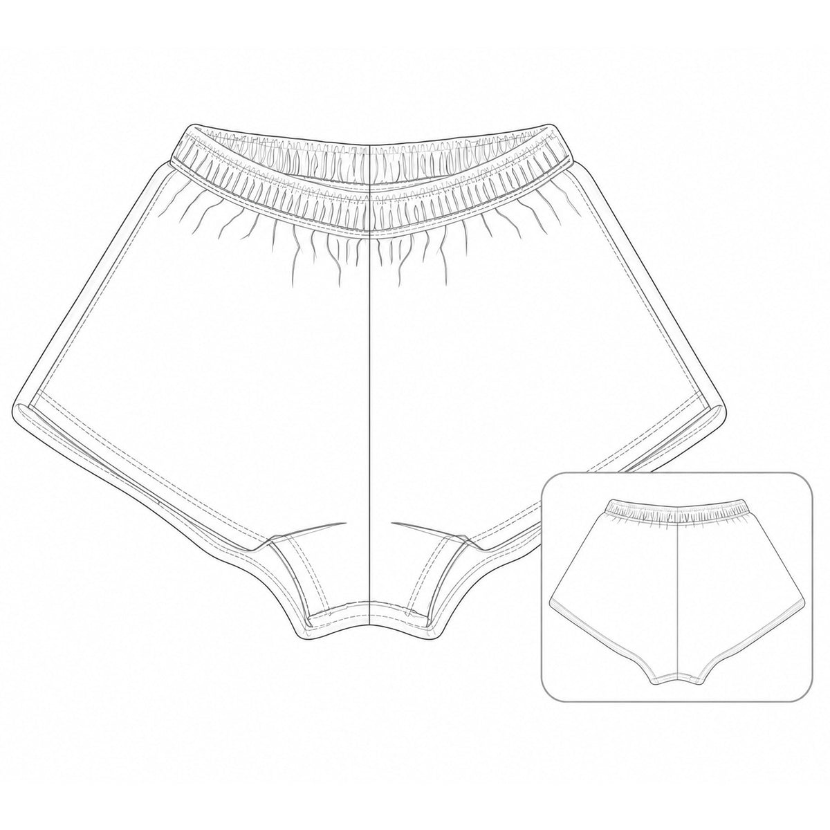 Shorts für Herren Weiß