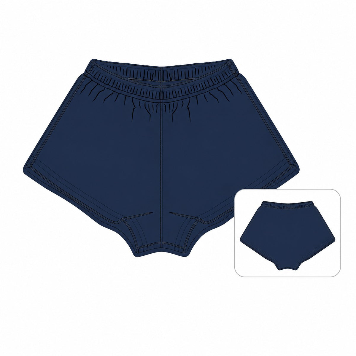 Shorts für Herren Marineblau