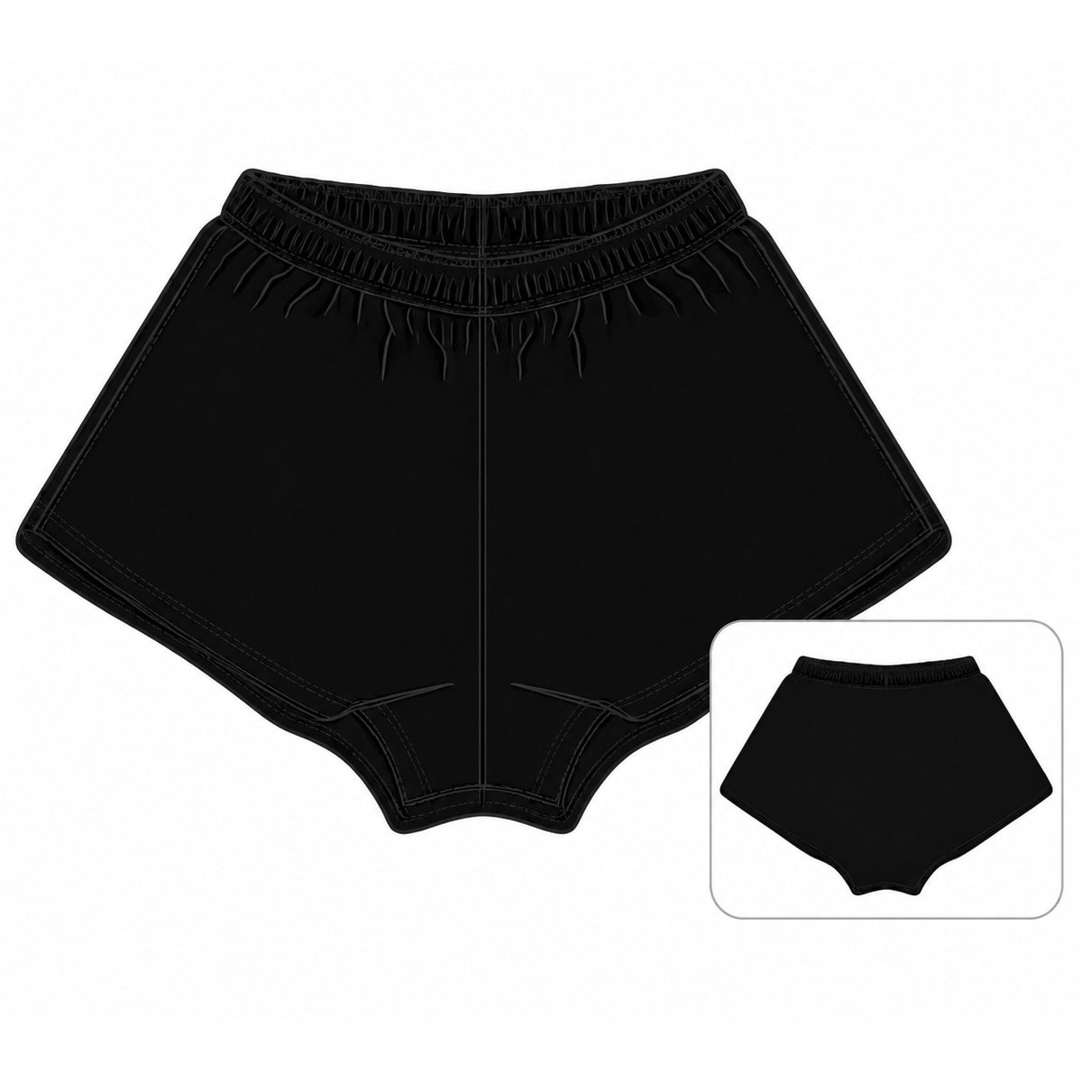 Shorts für Herren Schwarz