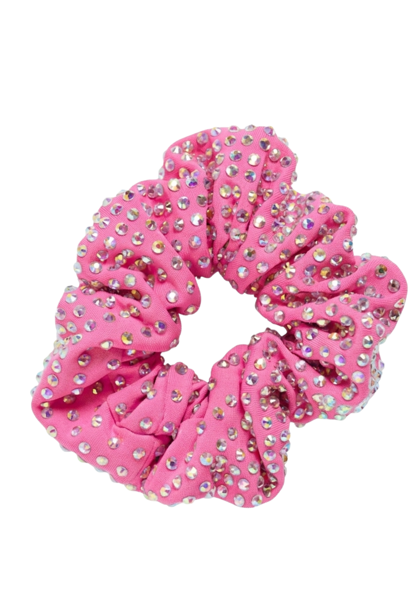 Bubblegum Scrunchie mit extra Steinen