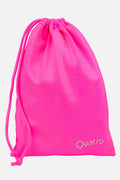 Neonpinke Riemchentasche